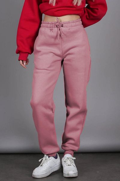Madmext Γυναικείο Φούτερ με ελαστική μέση Dusty Rose MG1568