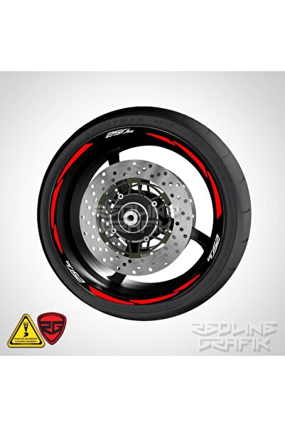 Redline Grafik Cfmoto 250SR Yazılı Kırmızı Jant Şeridi Redlinegrafik