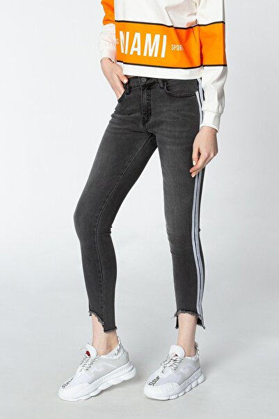 VİGOSS SPORT KADIN SKINNY FİT ŞERİTLİ PANTOLON VSD152-70131