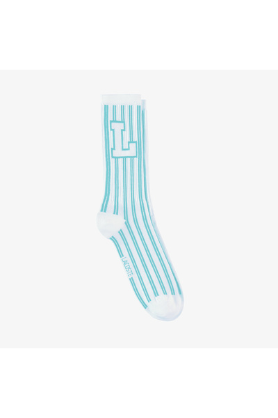 Lacoste Унисекс сини чорапи на райета