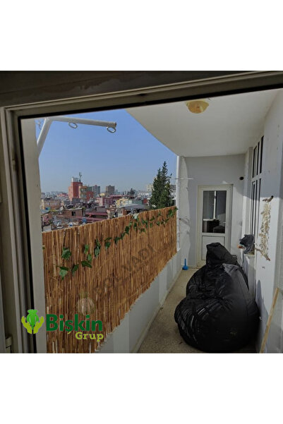 Bolvadi 75CM Yükseklik X 400CM Genişlik Bambu Kamış Hasır Çit Dekoratif Bahçe Balkon ve Duvar Çiti ReedFence