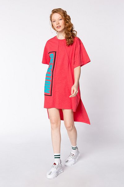 Vigoss Jeans Vigoss Sport Women's Printed Combed Cotton Dress Vs1223-03536