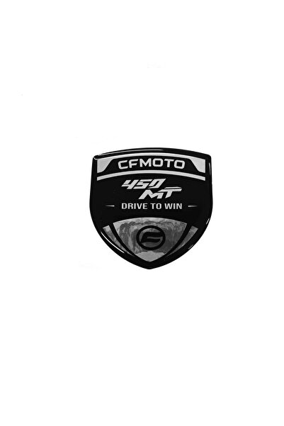 Redline Grafik Cfmoto 450 MT 3D Gümüş Arma Sticker Redlinegrafik
