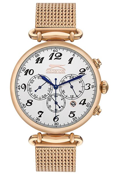 Slazenger SL.09.2200.2.02 ساعة يد رجالية كوارتز ويكر روز 43 ملم