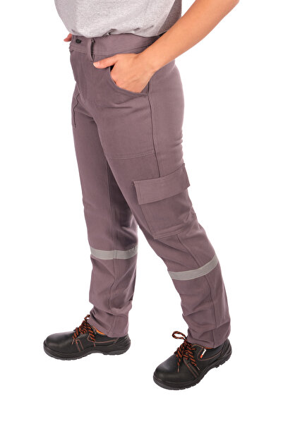 Selçuklu Plus 7/7 Gabardin Kışlık İşçi Pantolonu Tek Reflektörlü Kalın İş Pantolonu