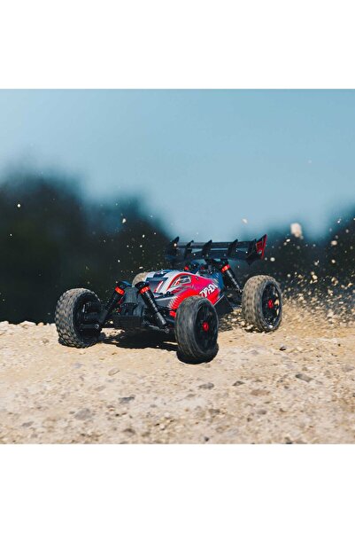 ARRMA RC 1/8 TYPHON 4X4 V3 3S BLX BRUSHLESS BUGGY RTR, RED