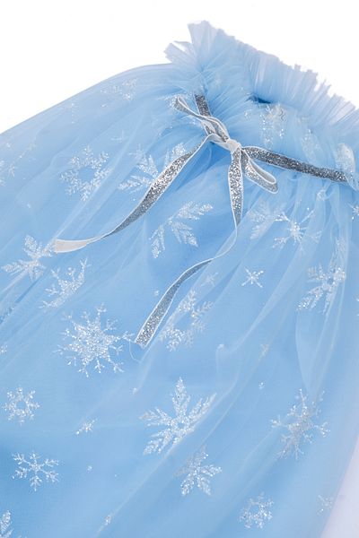 DUCA Pelerina Frozen Elsa, Coroana de Cristal si Sagiul / Culoare Albastra / Vârste 3-10