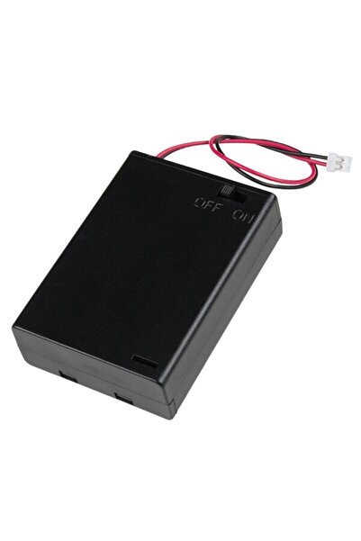 Motorobit 3lü AA Pil Yuvası - JSH PH-2.0 Anahtarlı ve Kapaklı