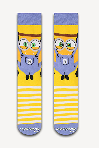 Neşeli Çoraplar Minions Renkli Çorap