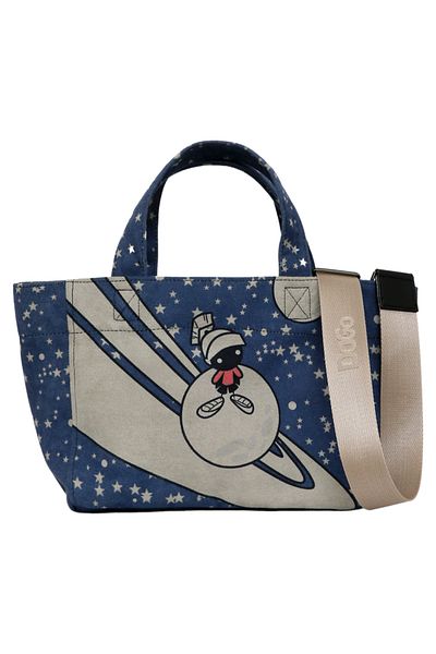 Dogo Warner Bros Marvin Design - Women's Vegan Blue Medium Tote Bag