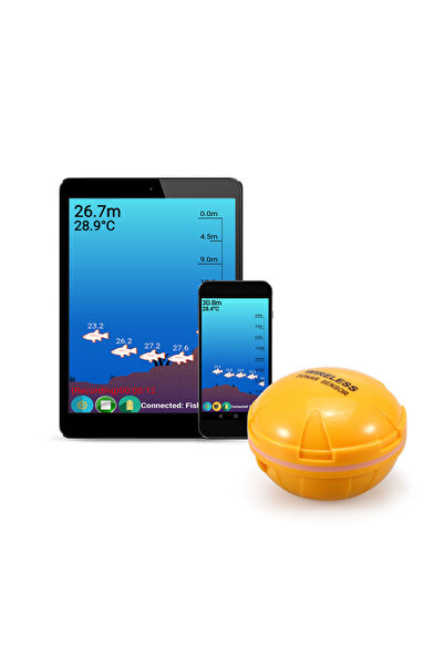 Choice1 yellow FindFish Wireless Fish Finder Sonar Sensor Echo Sounder for Fi...