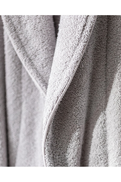 Madame Coco Σετ μπουρνούζι Avril 100% Cotton Şalyaka Unisex - Γκρι - Xxl