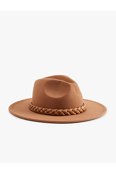 Koton Шапка Fedora с плетена лента