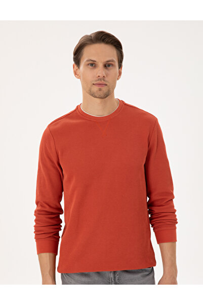 Pierre Cardin Kahverengi Regular Fit Sweatshirt 50296485-VR040