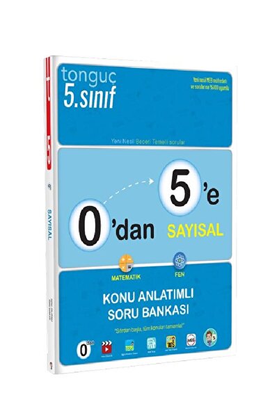 Tonguç Yayınları 0 Dan 5 E Sayısal Konu Anlatımlı Soru Bankası