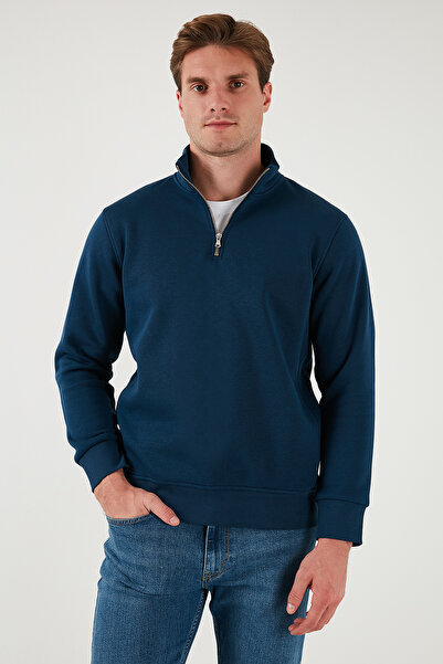 Buratti Ανδρικός ΙΔΡΩΤΗΣ 59052592   - Βαμβακερό, μισό φερμουάρ, γιακάς με κανονική εφαρμογή