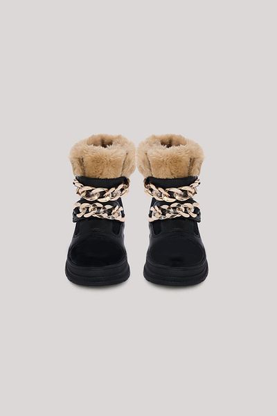 GB Baby BG Store حذاء أسود للفتيات الصغيرات