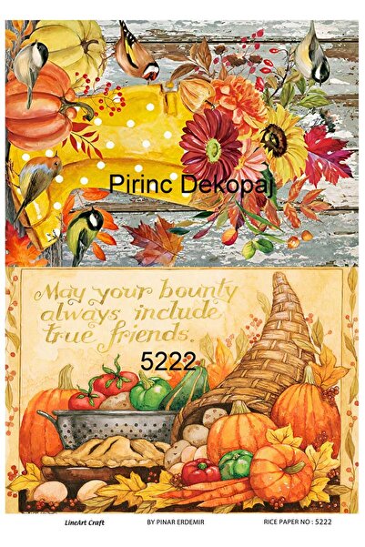 LİNEART ورق ديكوباج نحاسي Lineart رقم: L5222 - 29x42 سم