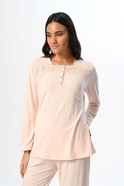 Marilyn Club Long Sleeve Women's Pajamas Set with Dressing Gown 3 Pieces Set