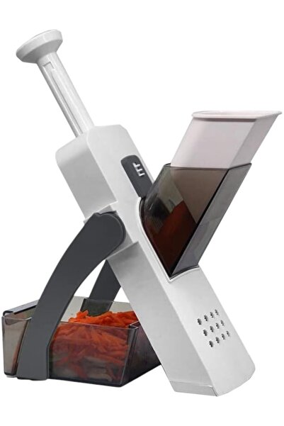 Kitchen Way Basmalı Sebze Doğrayıcı Mutfak Dilimleyici Öğütücü Çok Fonksiyonlu Rende KW-237 FMA753186