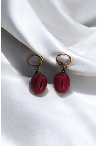 Porsuk Alternatif أقراط أساسية مصنوعة يدويًا