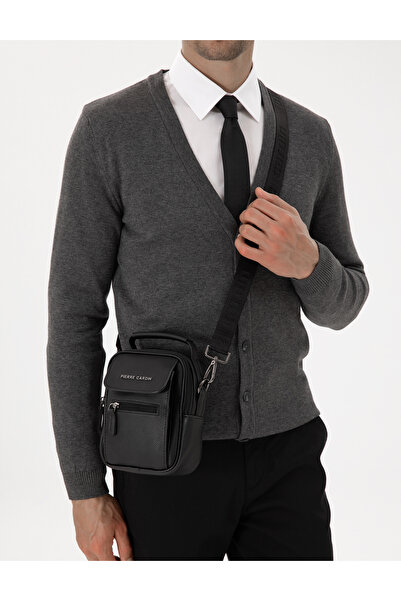 Pierre Cardin Ανδρική τσάντα με μαύρο λουράκι 50297137-VR046