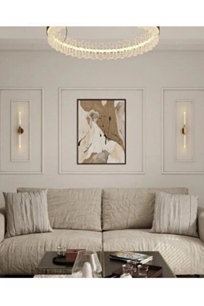 DECOGOLD DF-2513 Dekoratif Boyanabilir Duvar Çıtası Hazır Kesimli 2,5 Cm Çıta...