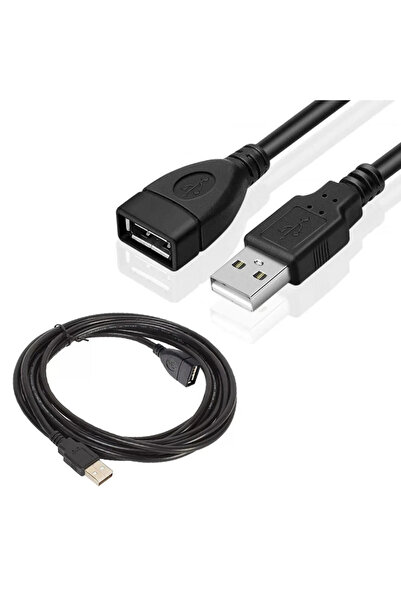 Vwin Usb Uzatma Kablosu Usb 2.0 Dişi - Erkek Uç 3 Metre