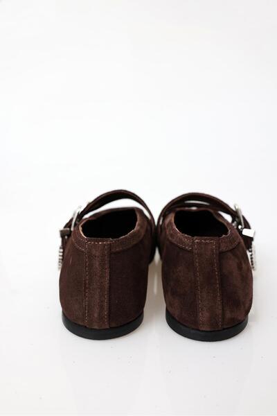 5in1Canpolat Καφέ Western Ballerina Ballet 24303