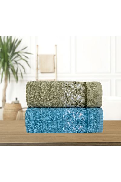 Lucy and Home Set 2 prosoape jacquard pentru maini, fata si bucatarie 40x60cm