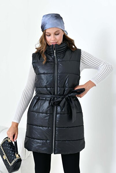 FTZ WOMEN Жіночий жилет з капітоном, чорний 30944