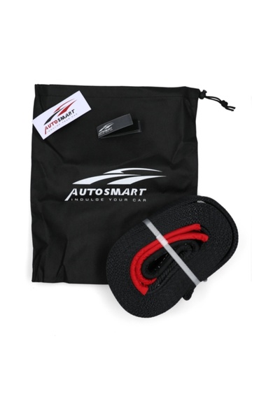 AUTOSMART Heavy Duty Tow Strap for Car and Truck 3inch x 30ft