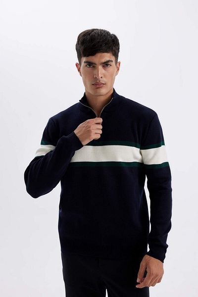 DeFacto Men's Navy Blue Sweater - Y4193Az/Nv163