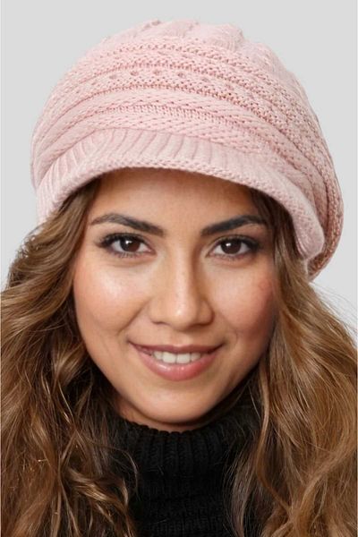 Uniquetrenders Women's Brim Lined Knitwear Knitted Beret