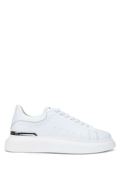 Tamer Tanca Men's Genuine Leather White Sneakers & Sports Shoes