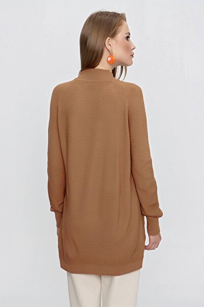 TENA Γυναικείο Πλεκτό Πουλόβερ Μπισκότο Μπροστινό Παράθυρο