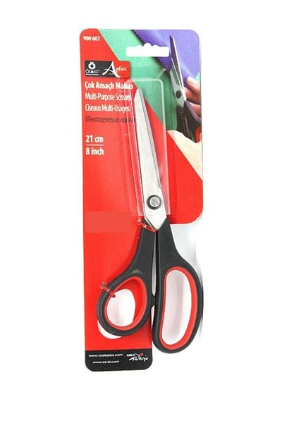 ÖZ-EL AŞ 21cm 900607   Model Stainless Steel Scissors - Multi-Purpose Tailor and Fabric Scissors