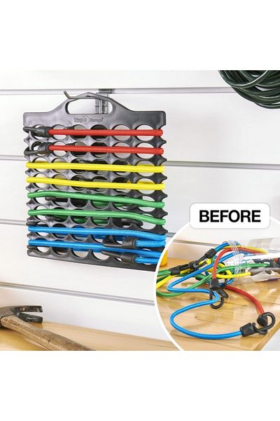 Wrap-It Storage منظم الحبل المطاطي Bungee Buddy 108-BB-8406
