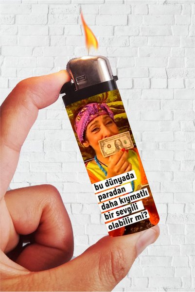 SARANG Çakmak Cennet Mahallesi Pembe Kıymatlı Para Baskılı Full Kaplamalı Gaz...