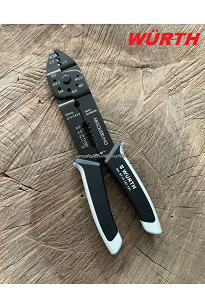 Würth WÜRTH PAPUÇ SIKMA PENSESİ KABLO SOYMA KABLO SIYIRMA PENSESİ GERMANY 23CM