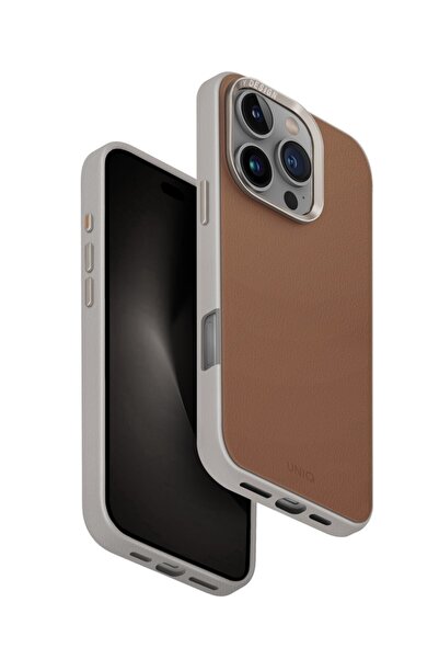 IPhone 16 Pro Compatible Case Lyden DS DualTone Series Vegan Leather Cover with Magsafe (MagClick™)