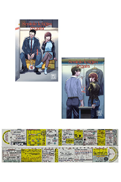 Destek Yayınları Seninle İçtiğim S*gara 1-2. Ciltler Manga Seti + Mat. Öğrete...