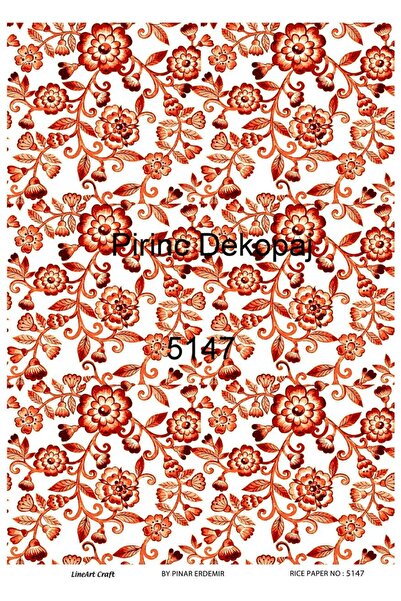 LİNEART ورق ديكوباج نحاسي Lineart رقم: L5147 - 29x42 سم