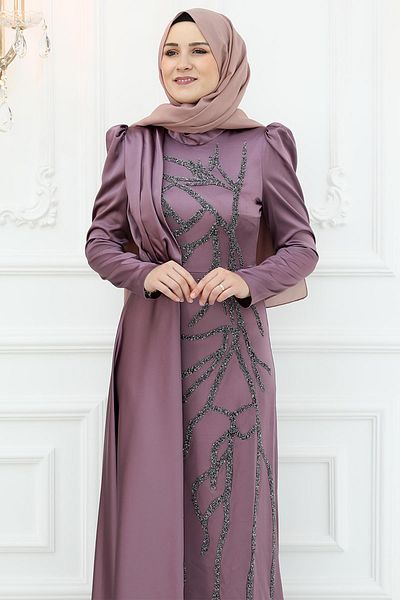 Modaviki Βραδινό φόρεμα Dusty Rose Persimmon - ISR924