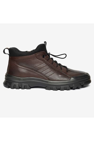 Greyder Men's Brown Genuine Leather Outdoor Boots 4K1Ub18020-16031