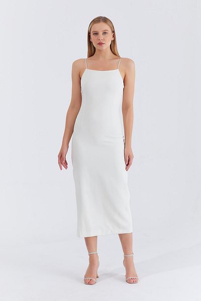 TENA Ecru Women's Long Strap Dress