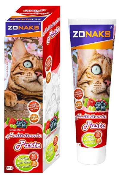Zonaks Yetkili Satıcı - Zonaks Kedi Multivitamin Paste 100 Gr.