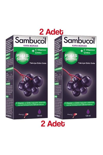 Sambucol 120MlPlus Sugar Free Syrup - 2 Pieces