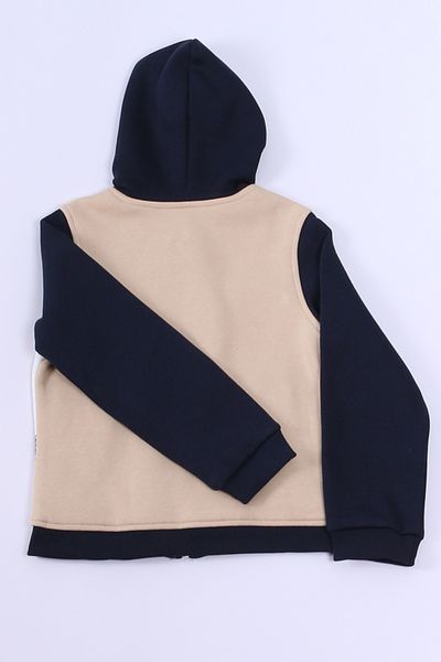 HÇM Boys' College Jacket - 3 Thread, Zipper, Pocket, Patterned E6