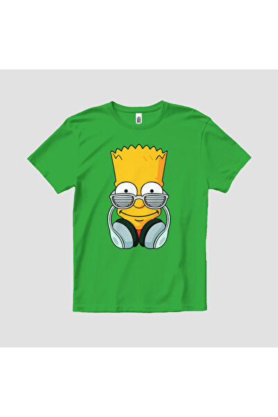 Built By Crazy Bart Simpson slušalice unisex dječja majica